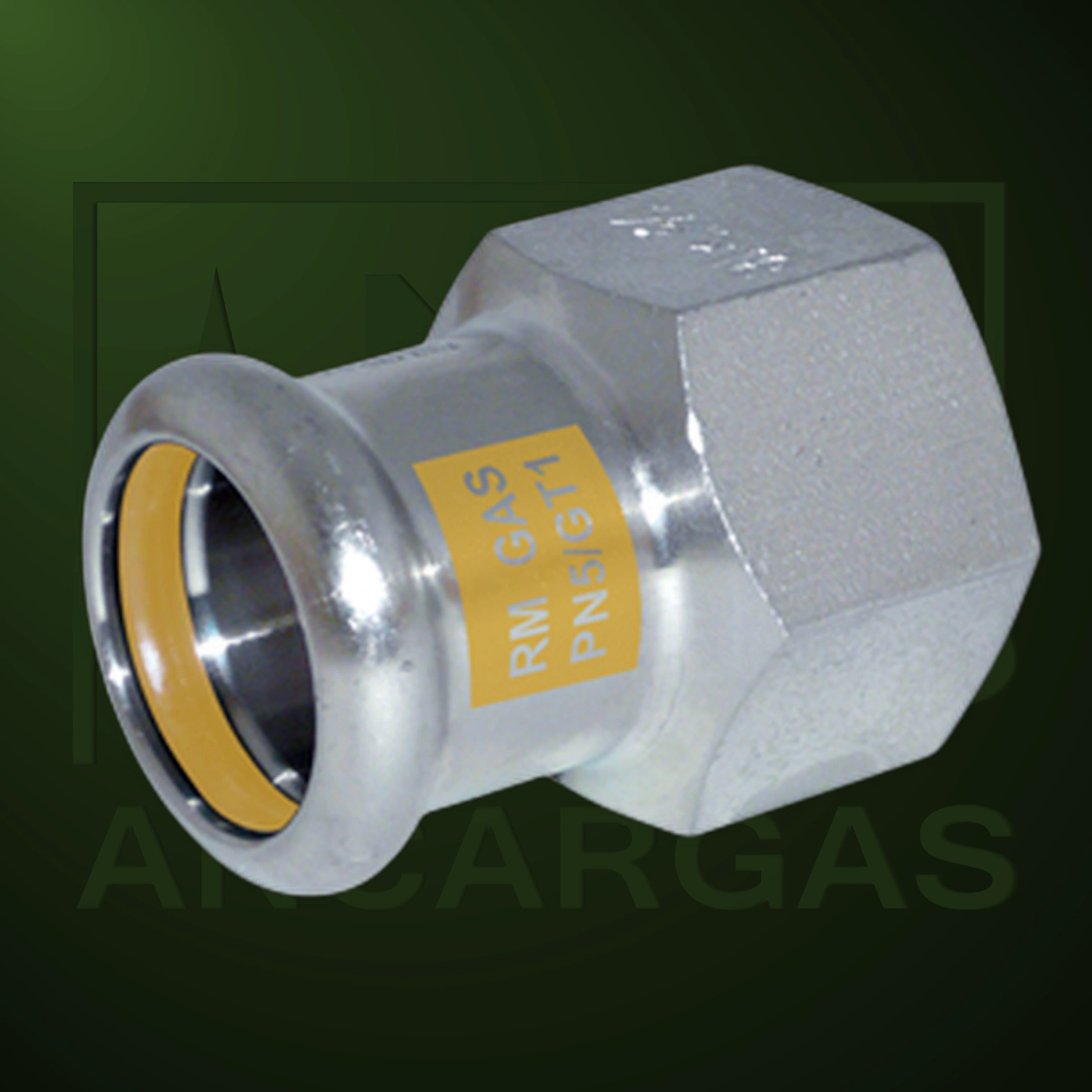 Acero pressfitting Unión hembra - Imagen Web de Ancargas ©
