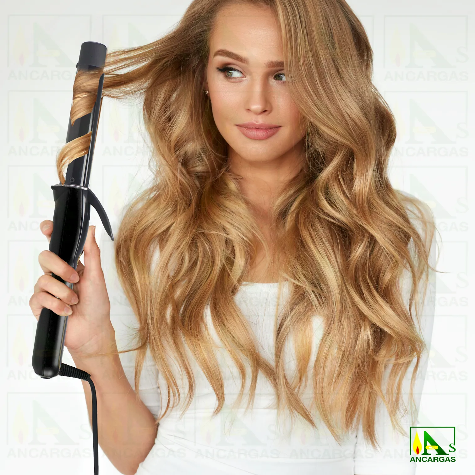 RIZADOR DE PELO CERAMICO BEPER - Imagen Web de Ancargas ©