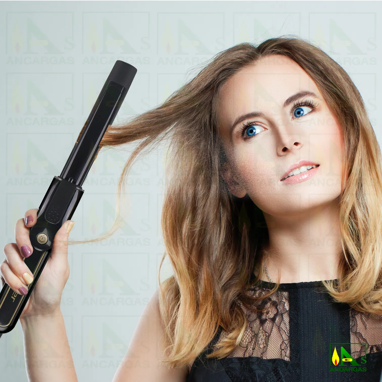 RIZADOR DE PELO CERAMICO BEPER - Imagen Web de Ancargas ©