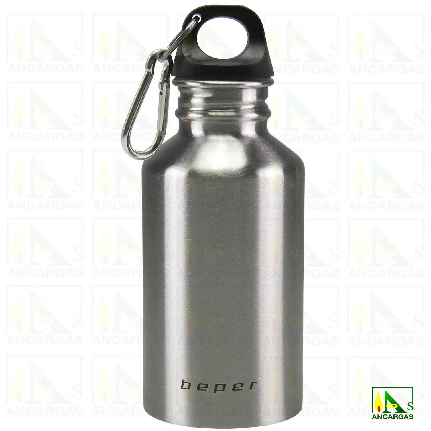 BOTELLA DEPORTIVA EN ACERO 0.5L BEPER - Imagen Web de Ancargas ©