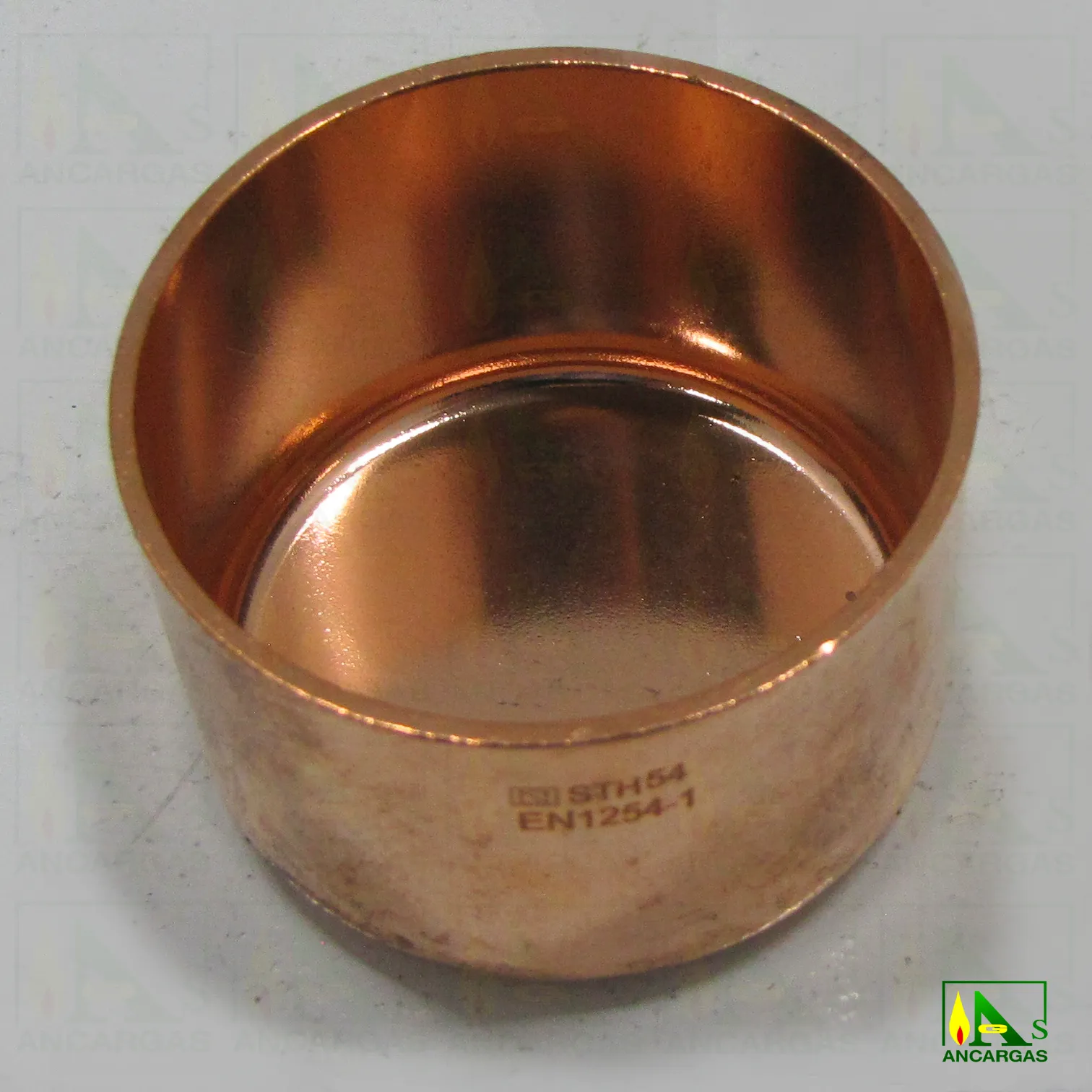 Tapón hembra de cobre para soldar - Imagen Web de Ancargas ©