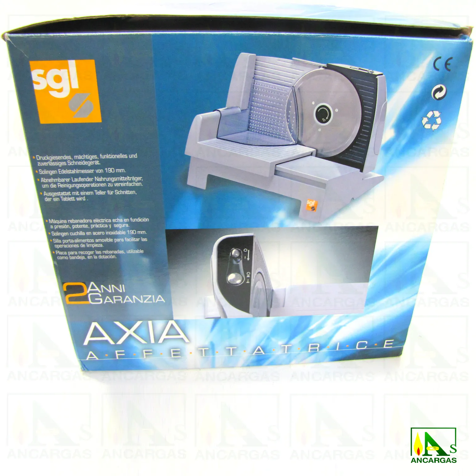 CORTAFIAMBRES ELECTRICA AXIA PLUS 75 W - Imagen Web de Ancargas ©