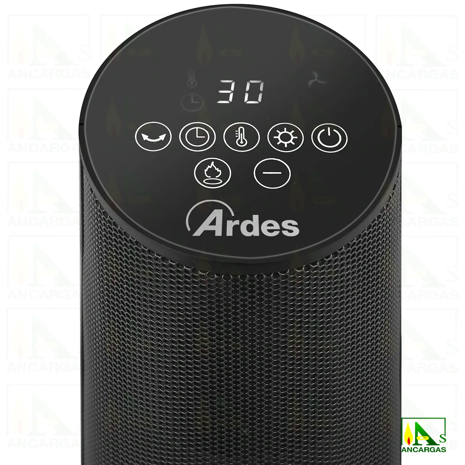 Torre Termoventilador Cerámico ATMO - Imagen Web de Ancargas ©