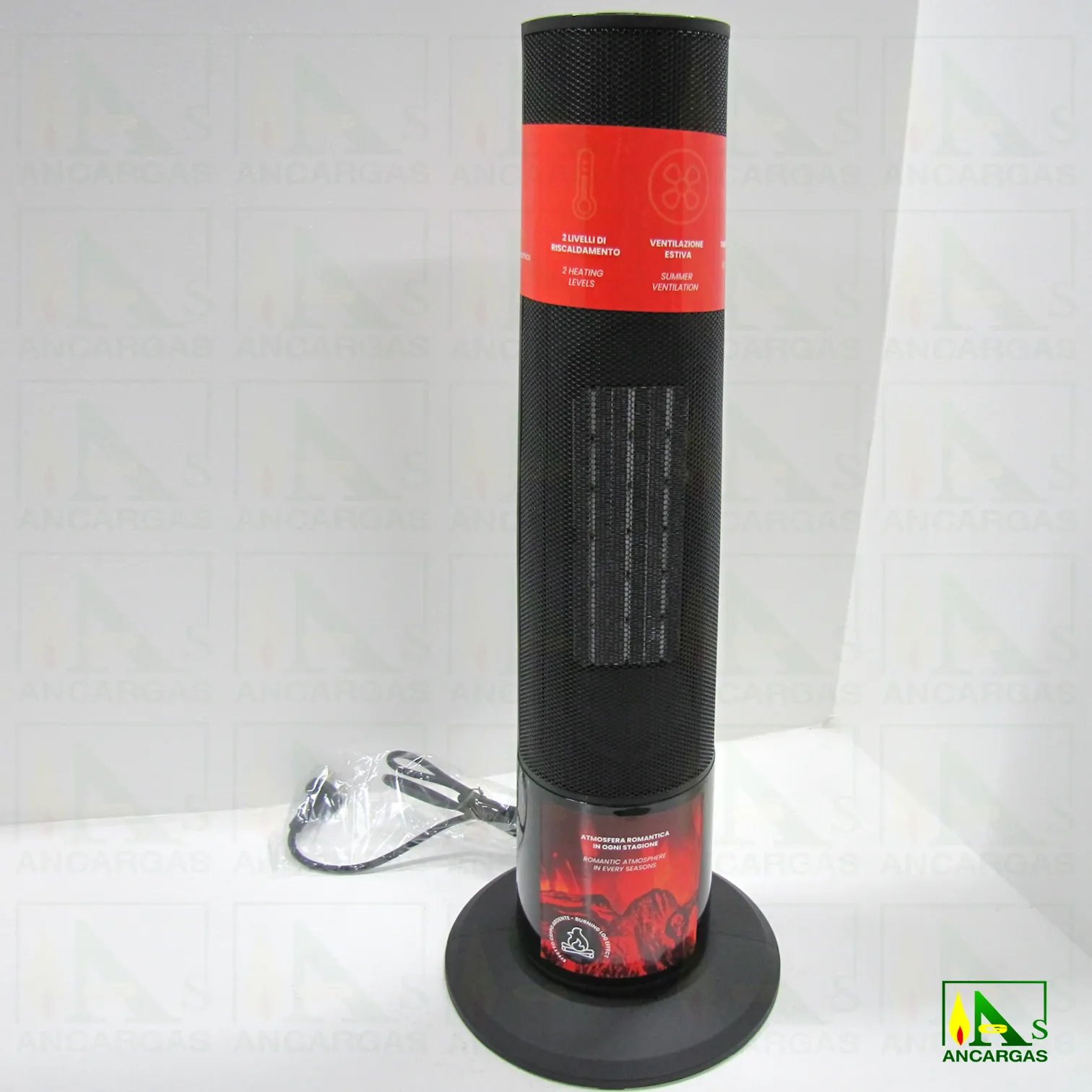 Torre Termoventilador Cerámico ATMO - Imagen Web de Ancargas ©