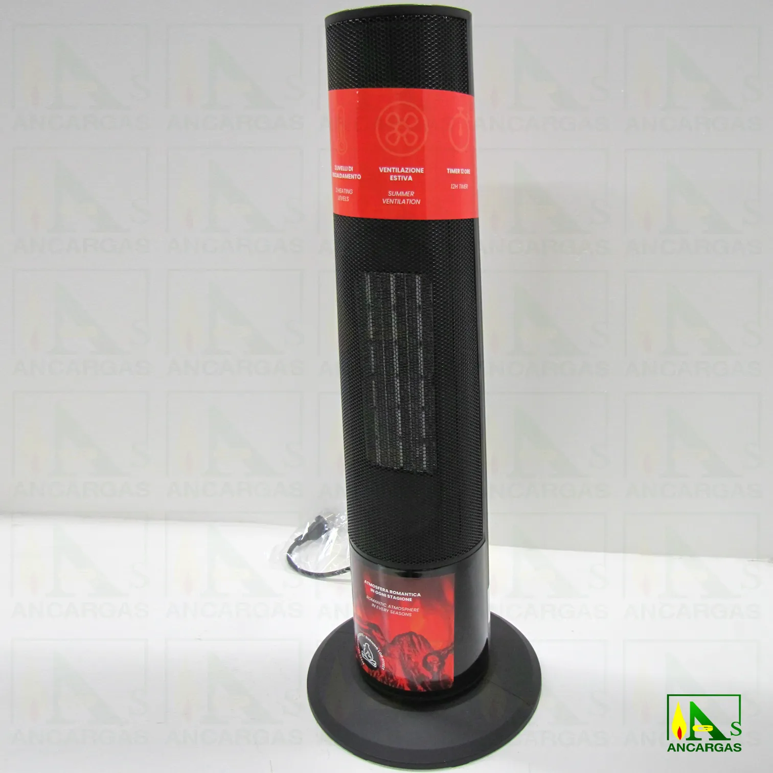 Torre Termoventilador Cerámico ATMO - Imagen Web de Ancargas ©