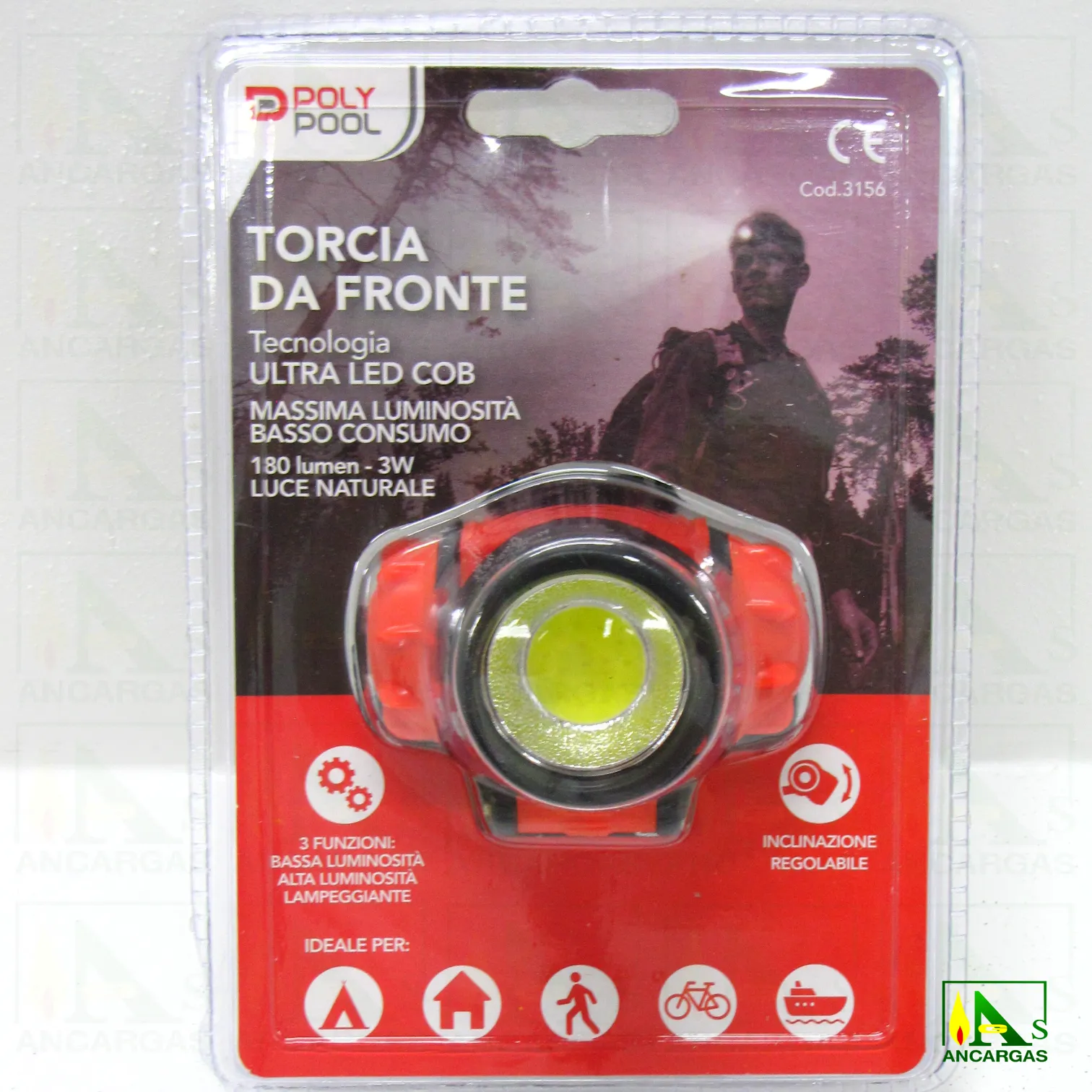 Ardes PolyPool Linterna LED Para Cabeza - Imagen Web de Ancargas ©