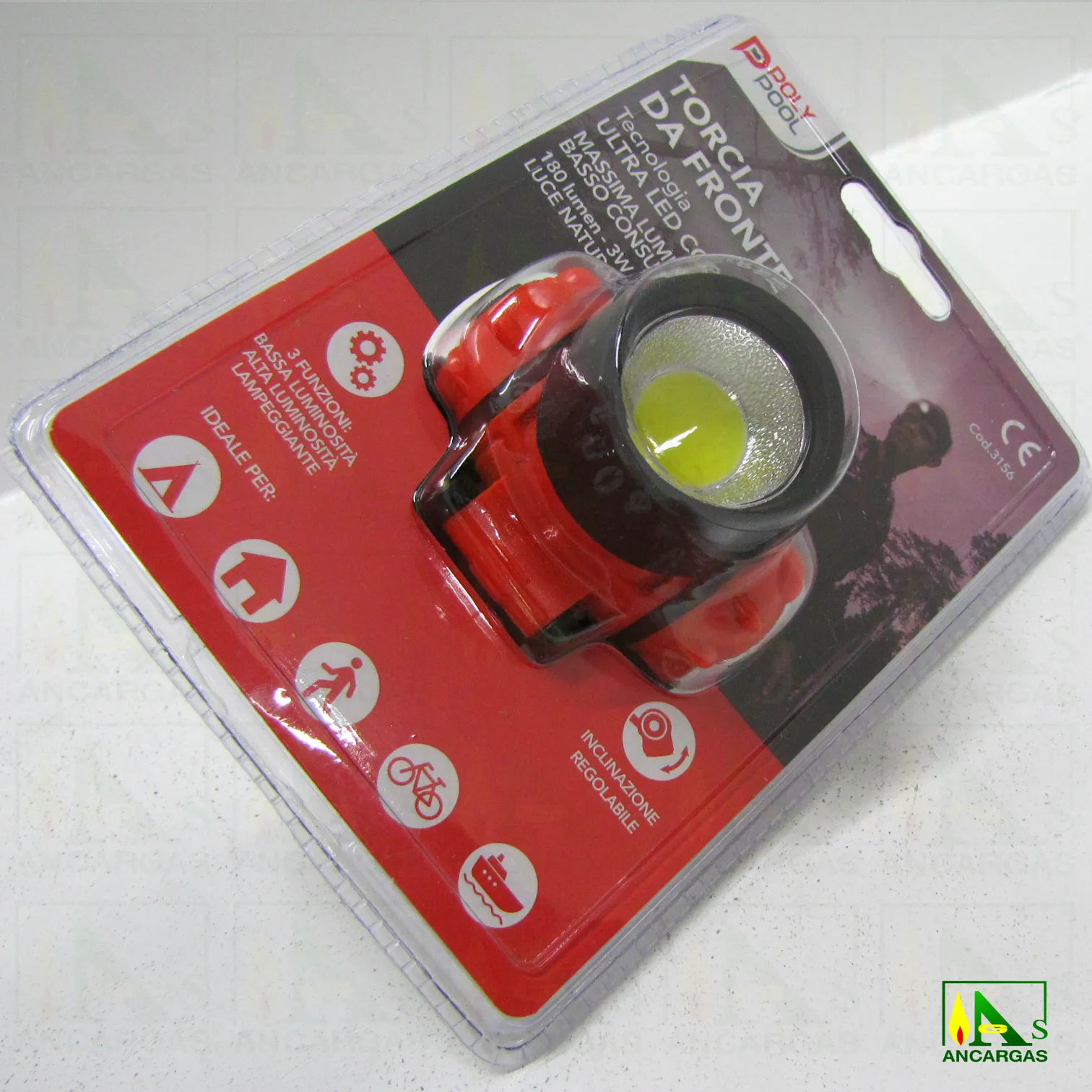 Ardes PolyPool Linterna LED Para Cabeza - Imagen Web de Ancargas ©