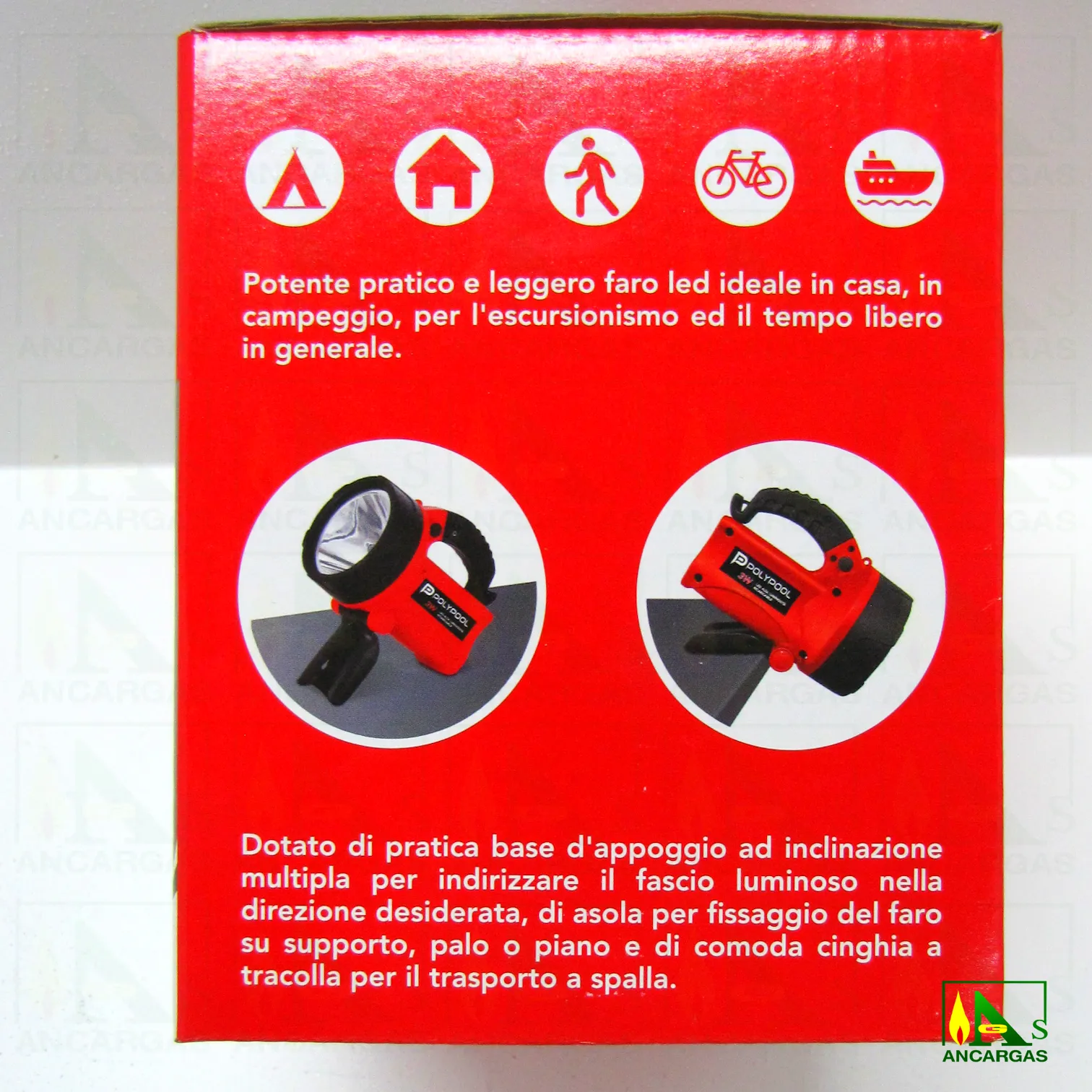 Ardes PolyPool Linterna LED Recargable 3W - Imagen Web de Ancargas ©