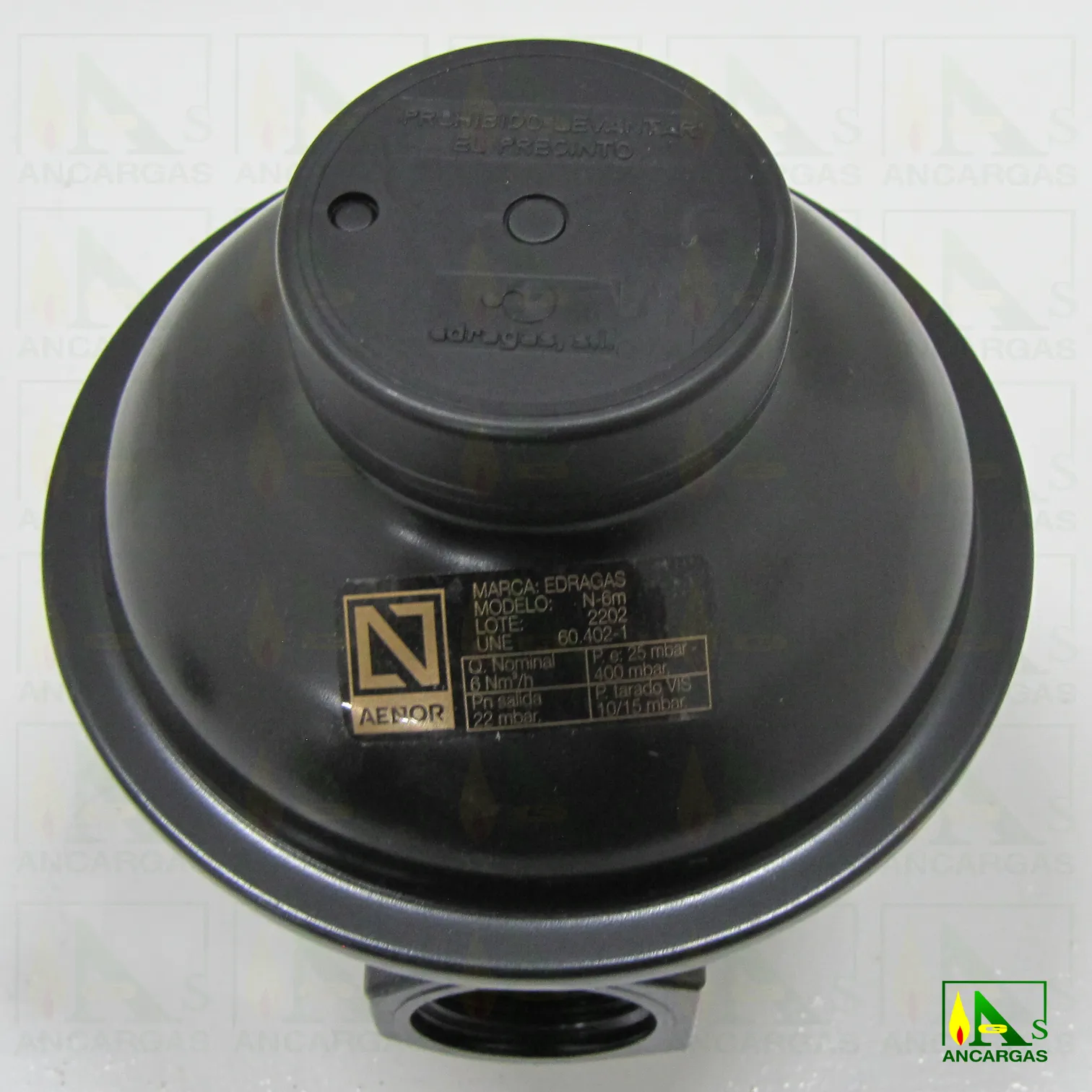 Regulador abonado para GN – Imagen Web de Ancargas ©