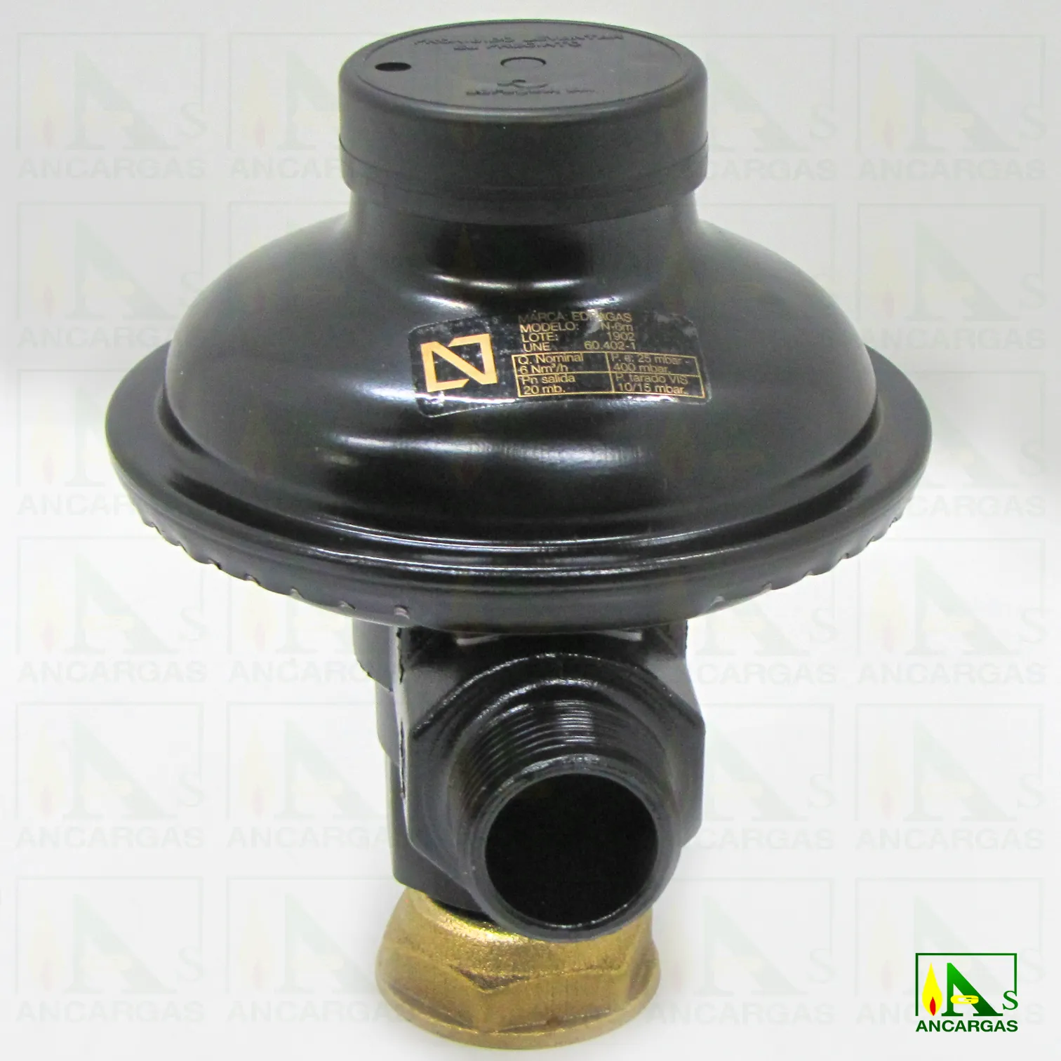 Regulador abonado GAS NATURAL NG-6 escuadra – Imagen Web de Ancargas ©