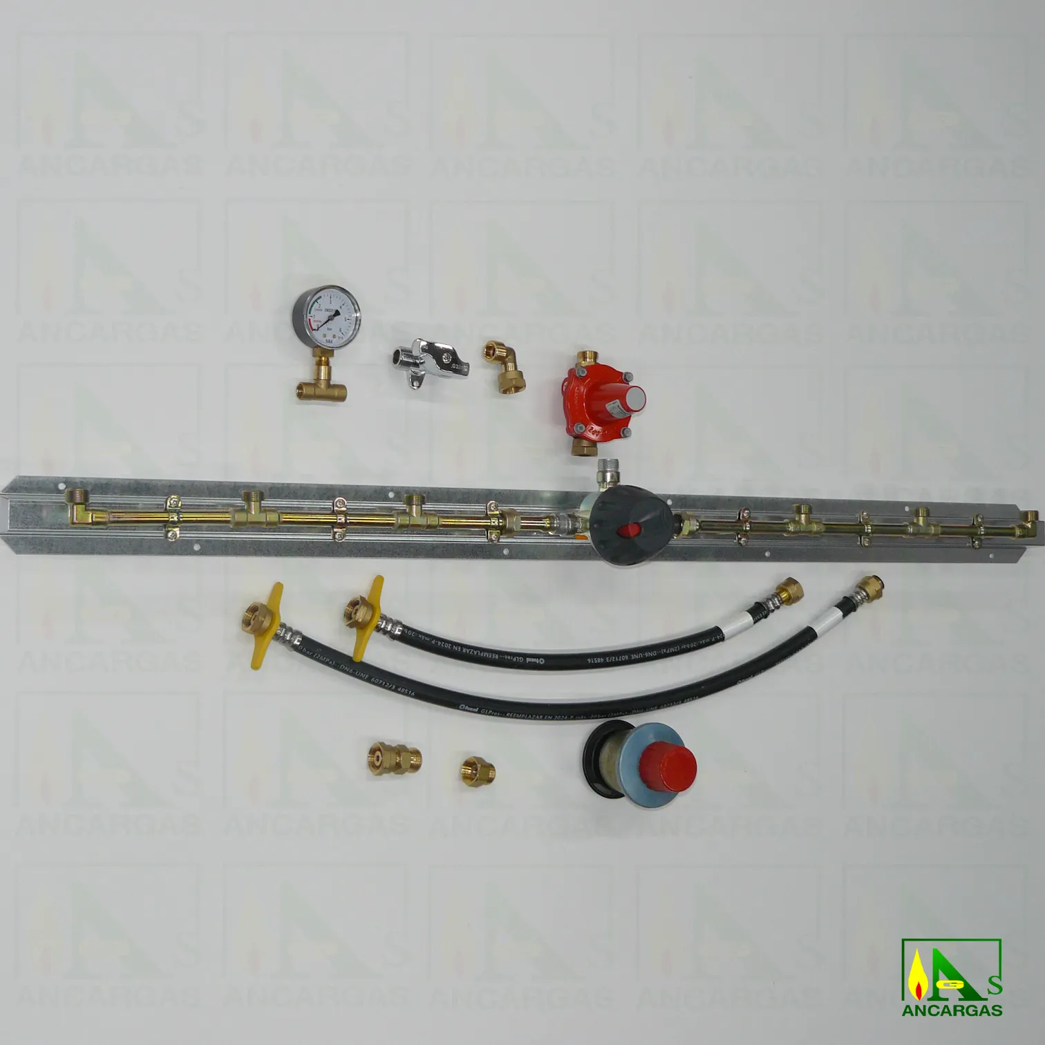 Kit Batería 3+3 GLP con Inversor automático - Imagen Web de Ancargas ©