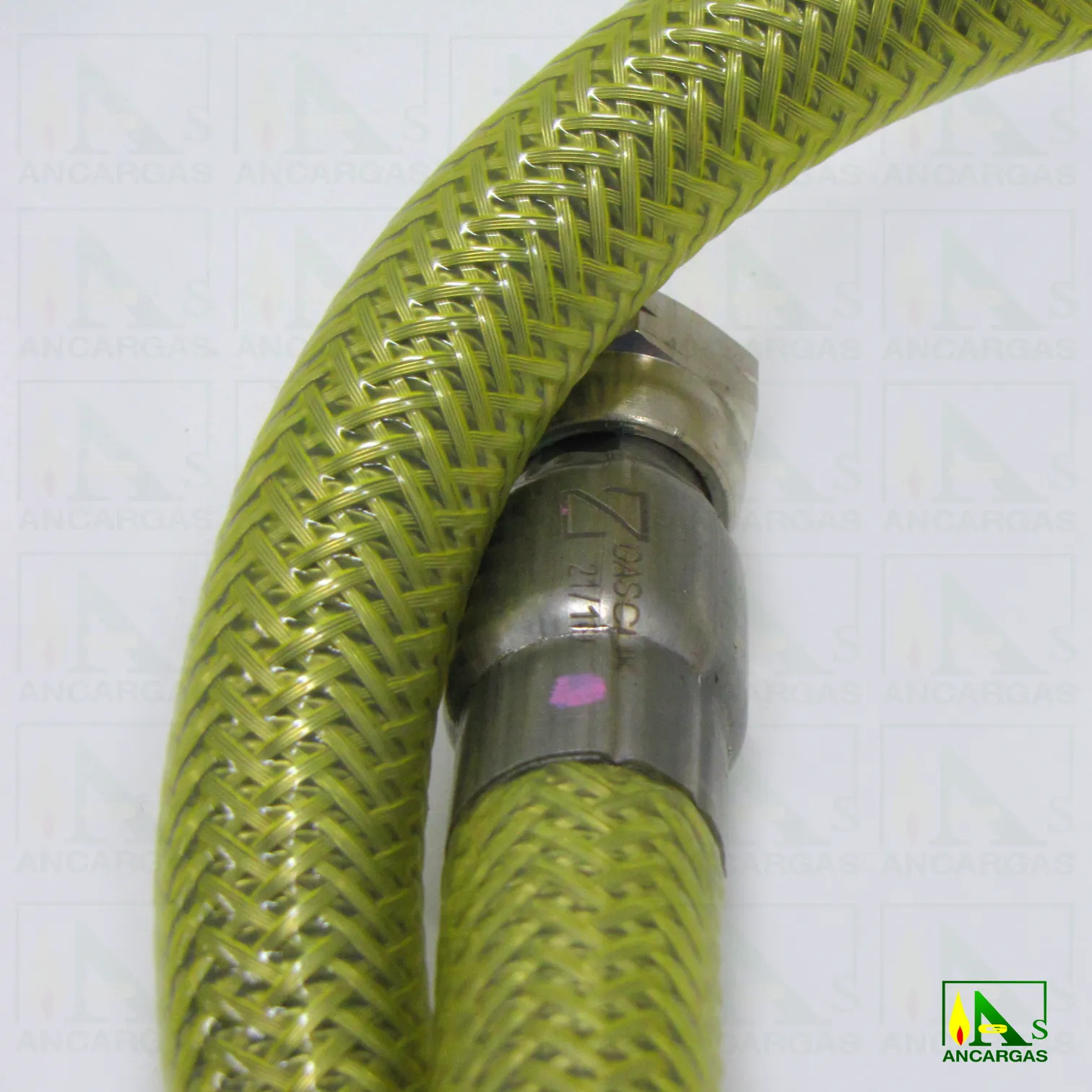 Tubo flexible inox. Presinox blindado para GLP 20x150 - Imagen Web de Ancargas ©